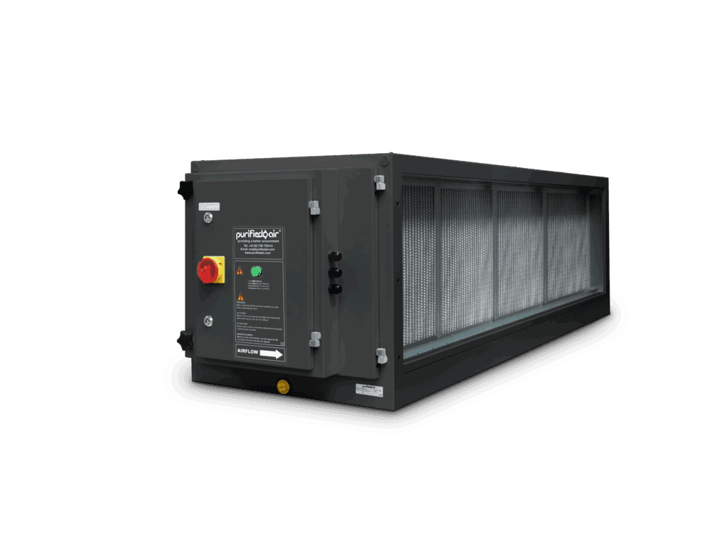 Purified Air commercial kitchen filtration unit